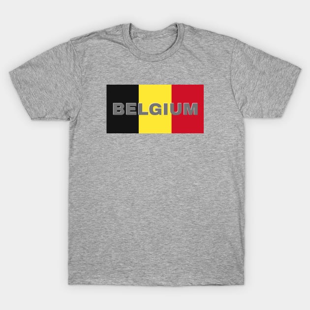 Belgium Flag T-Shirt by aybe7elf